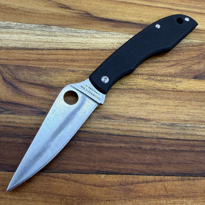 Spyderco Grasshopper 2" Folding Knife Black Handle
