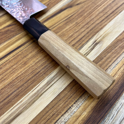 Kikuichi 67 Layer Mirror Damascus Tsuchime 165mm (6.5") Nakiri