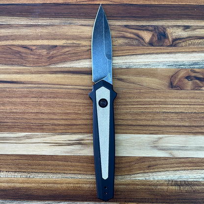 Kershaw Launch 15 3.5" Auto w/ Black Aluminum Handle & FDE Canvas Micarta Inlays