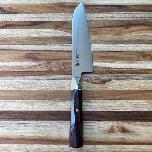 *DISCONTINUED* Mcusta Zanmai Supreme Twisted 180mm Santoku