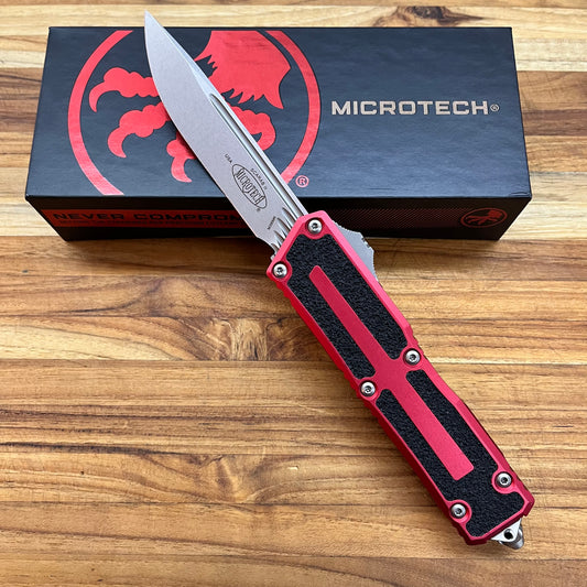 Microtech Gen III Scarab II 4" OTF w/ Red Handle