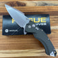 Hogue X5 4" Flipping Knife w/ OD Green Aluminum Handle