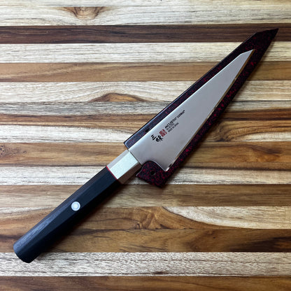 Mcusta Zanmai Red Lacquer 145mm (5.75") Boning Saya w/ Pin