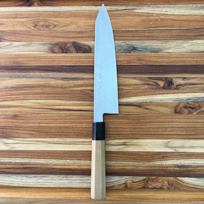Kikuichi Kasumi Aoko Blue Carbon Damascus 240mm (9.5") Gyuto w/ K-Tip