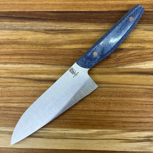 Patterson Forge Semi-Custom 120mm (4.75") Petty w/ Denim Micarta Handle & Copper Hardware
