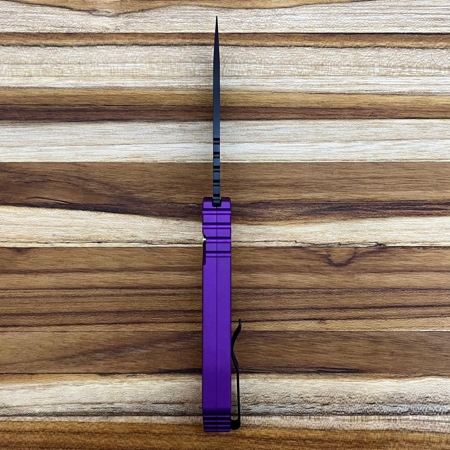 Pro-Tech Strider PT+ 3" Auto w/ Purple Gridlock Handle