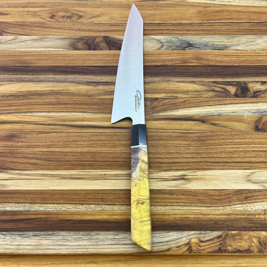Alfredo Faccipieri ONE 200mm (7.75") Gyuto w/ Yellow Maple Burl Handle