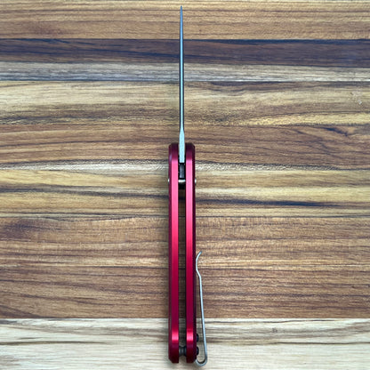 Benchmade Lowden 2.75" Flipping Knife w/ Phoenix Red Aluminum  handle