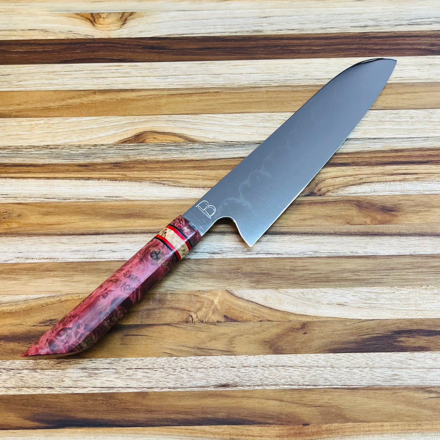 Baldwin Blades 7" Gyuto in W2 and Red Maple