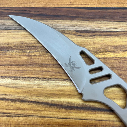 Toor *Limited Edition* Peg Leg by Skallywag Tactical 4" Fixed Blade w/ FDE Gunkote Finish & Black Kydex Sheath