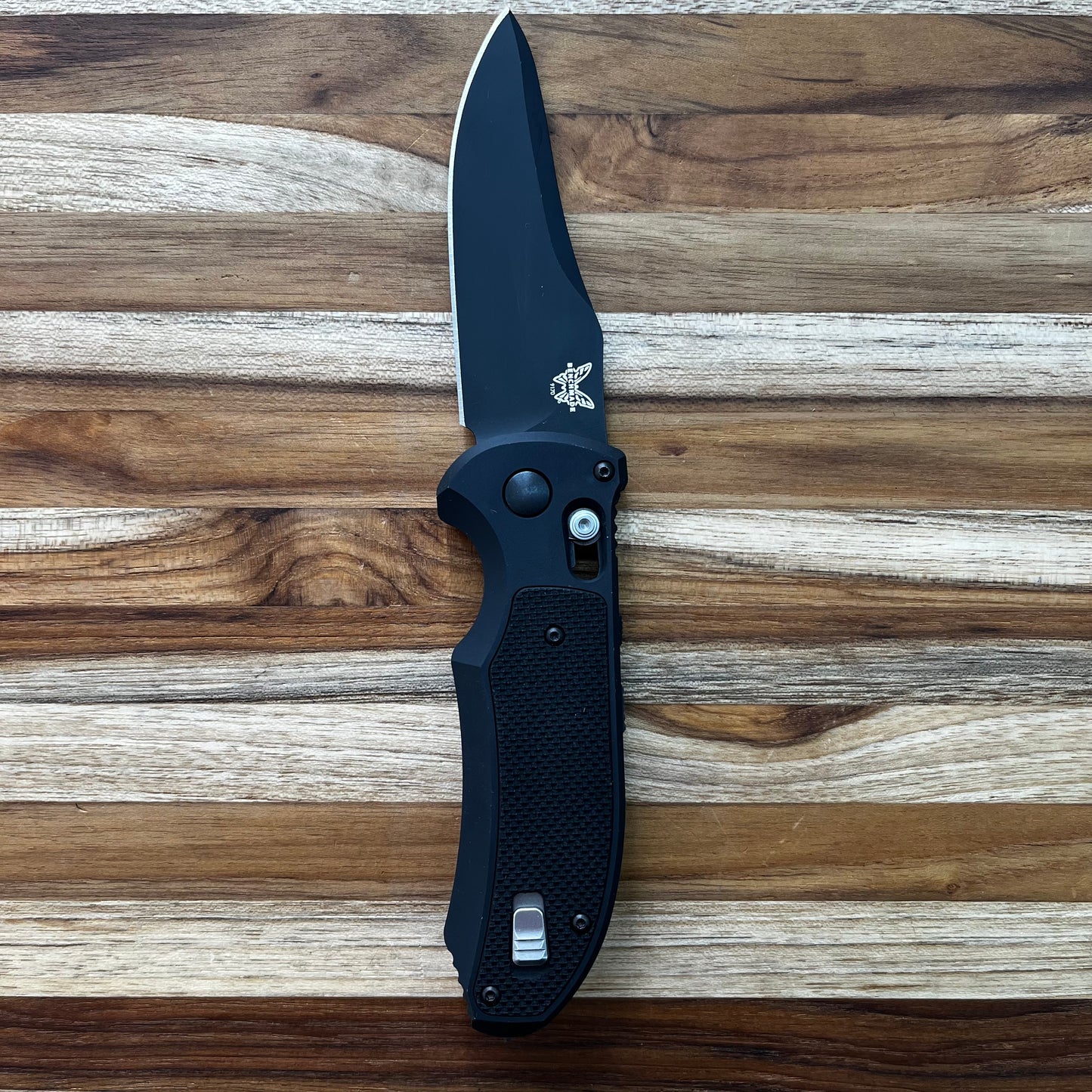 *DISCONTINUED* Benchmade Triage 3.5" Auto Rescue Knife w/ Black Aluminum Handle