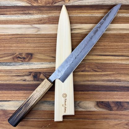 Kikuichi Magnetic Saya 240mm (9.5") Sujihiki w/ Poplar Wood