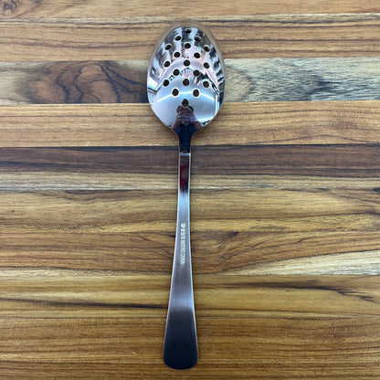 Mercer Tool 8" Satin Perforated Bowl Plating Spoon