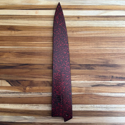 Mcusta Zanmai Red Lacquer 270mm (10.5") Sujihiki Saya w/ Pin