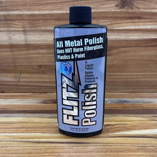 Liquid Polish for Metal, Fiberglass, Plastic & Paint - 7.6 oz. Bottle