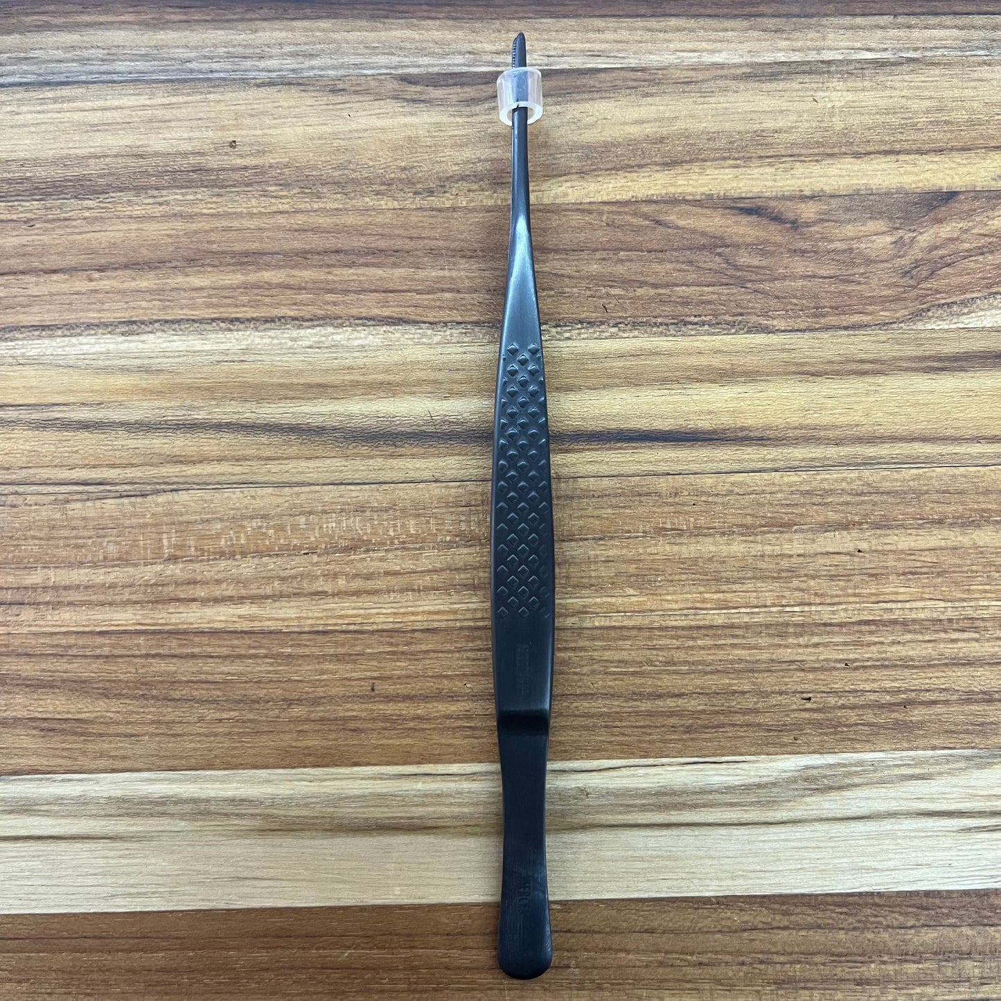 *DISCONTINUED* Mercer Tool Precision Plus 6.25" Matte Black Straight Plating Tong w/Fine Tip
