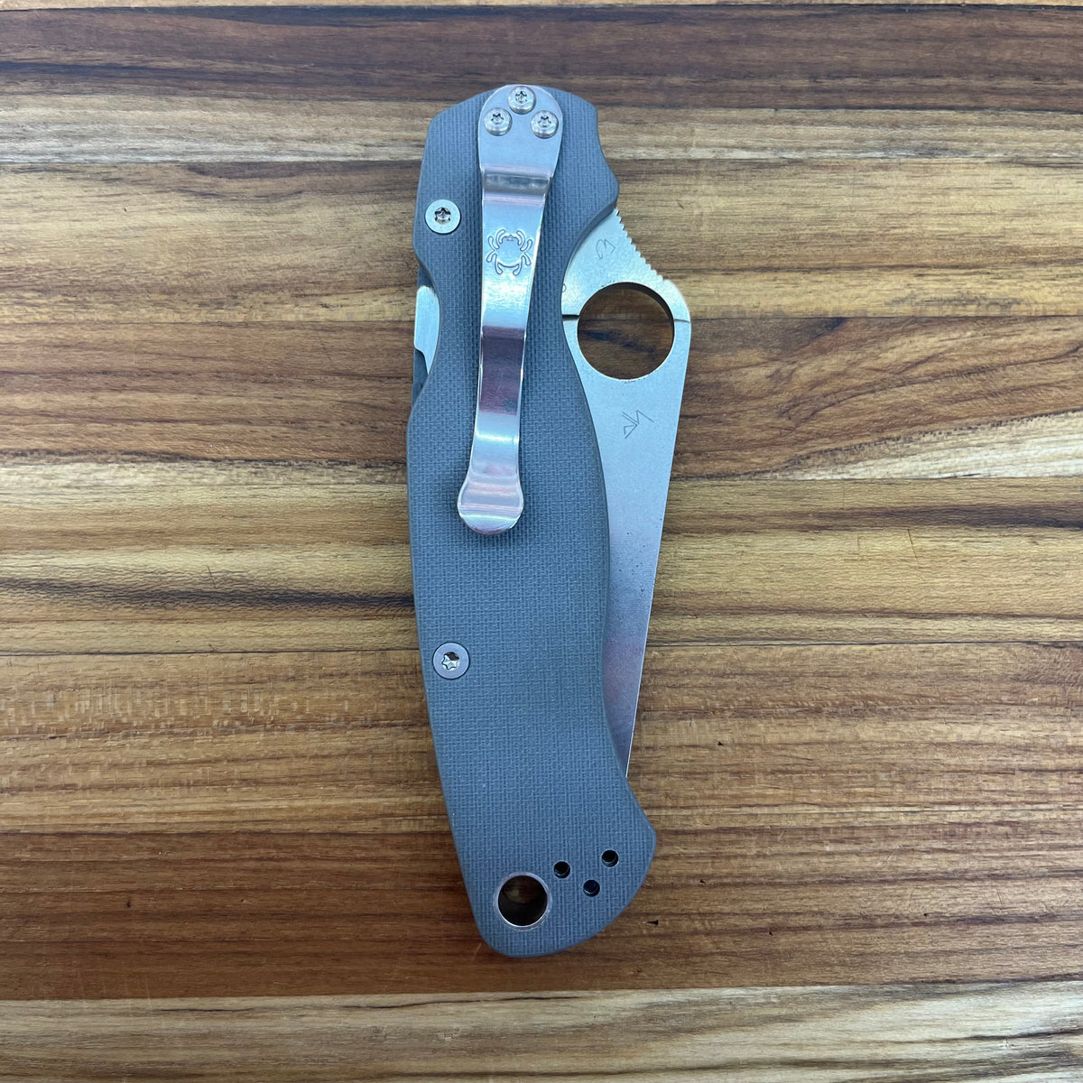 Spyderco Para Military 2 Maxamet Dark Grey G10 Folder