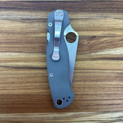 Spyderco Para Military 2 Maxamet Dark Grey G10 Folder