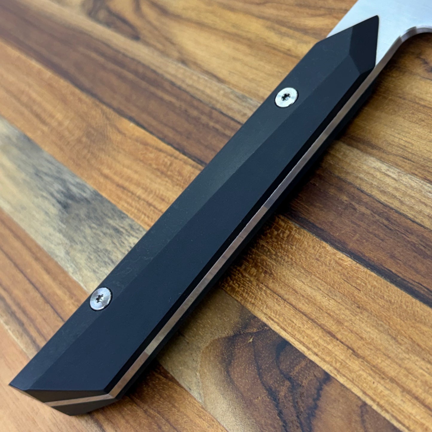 Enceladus Semi-Custom 197mm (7.75") K-Tip Gyuto w/ Black Richlite Handle