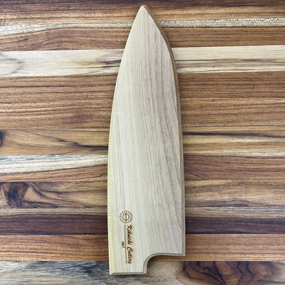 Kikuichi Magnetic Saya 180mm (7") Santoku w/ Poplar Wood