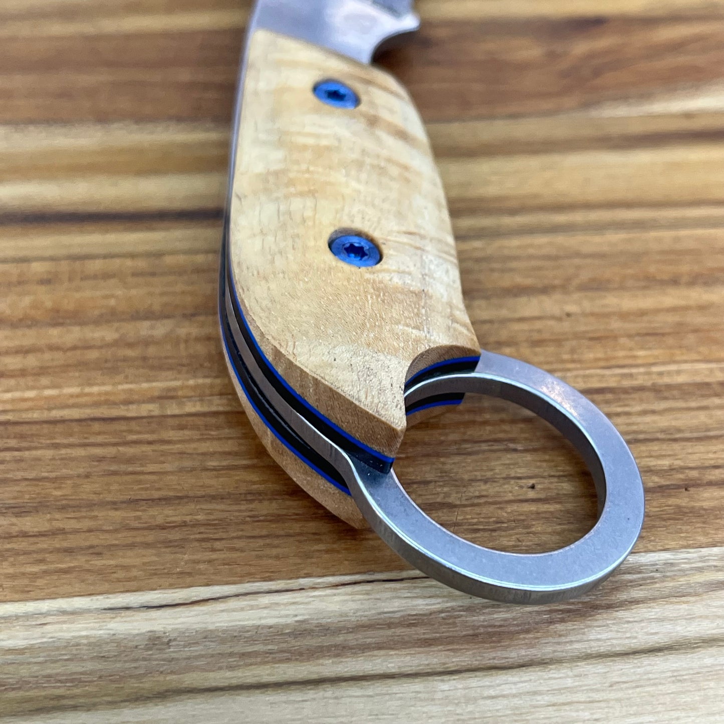 Meglio Blade Show Semi-Custom 2" MagnaCut Karambit w/ Yellow Primavera Handle & Kydex Sheath