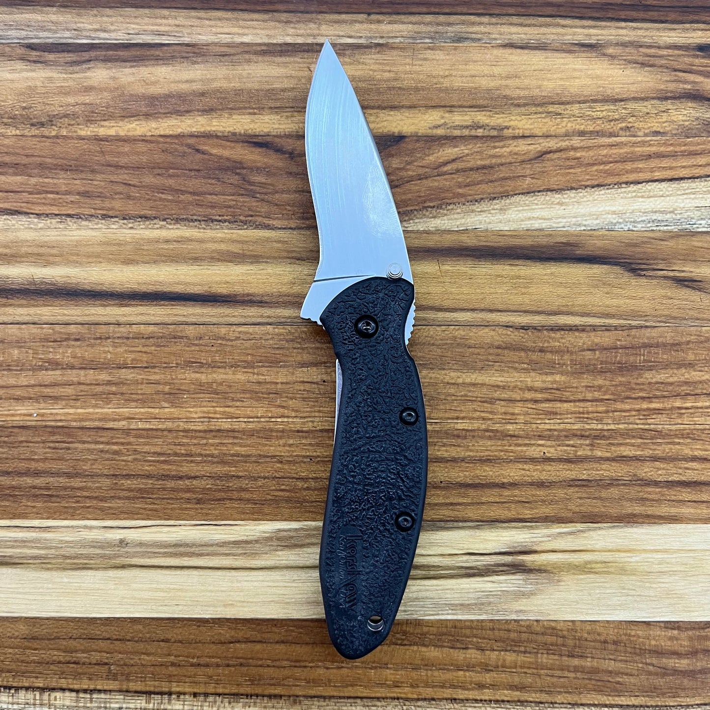 Kershaw Scallion 2.5" Flipping Knife w/ Black Nylon Handle