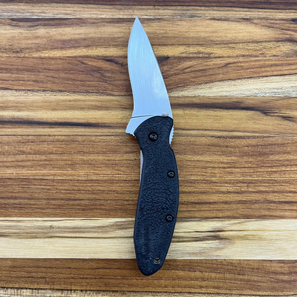 Kershaw Scallion 2.5" Flipping Knife w/ Black Nylon Handle