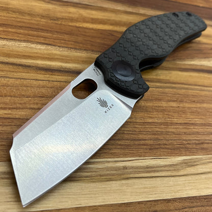 *DISCONTINUED* Kizer Mini Sheepdog 3.3” Folding Knife w/ Blue Richlite Handle