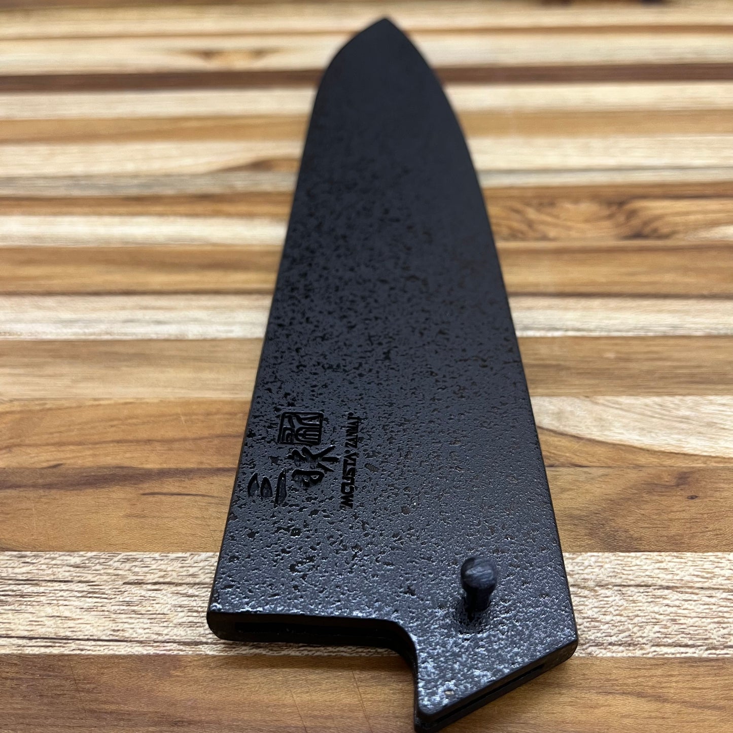 Mcusta Zanmai Black Lacquer 240mm (9.5") Gyuto Saya w/ Pin