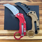 Reate EXO-K 2.75" Red Gravity Karambit w/ Trainer Knife