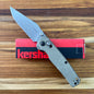 Kershaw Bel Air Clip Point 3" Folding Knife w/ Olive Canvas Micarta Handle