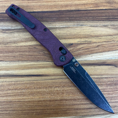 Hogue Mysto 3.4" Folding Knife w/ Redstone Richlite Handle