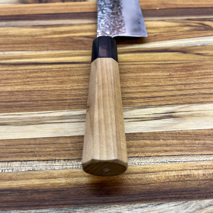 Kikuichi 67 Layer Mirror Damascus Tsuchime 165mm (6.5") Nakiri