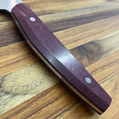 Patterson Forge Production 200mm (8") Chef's Knife w/ Redstone Richlite Handle