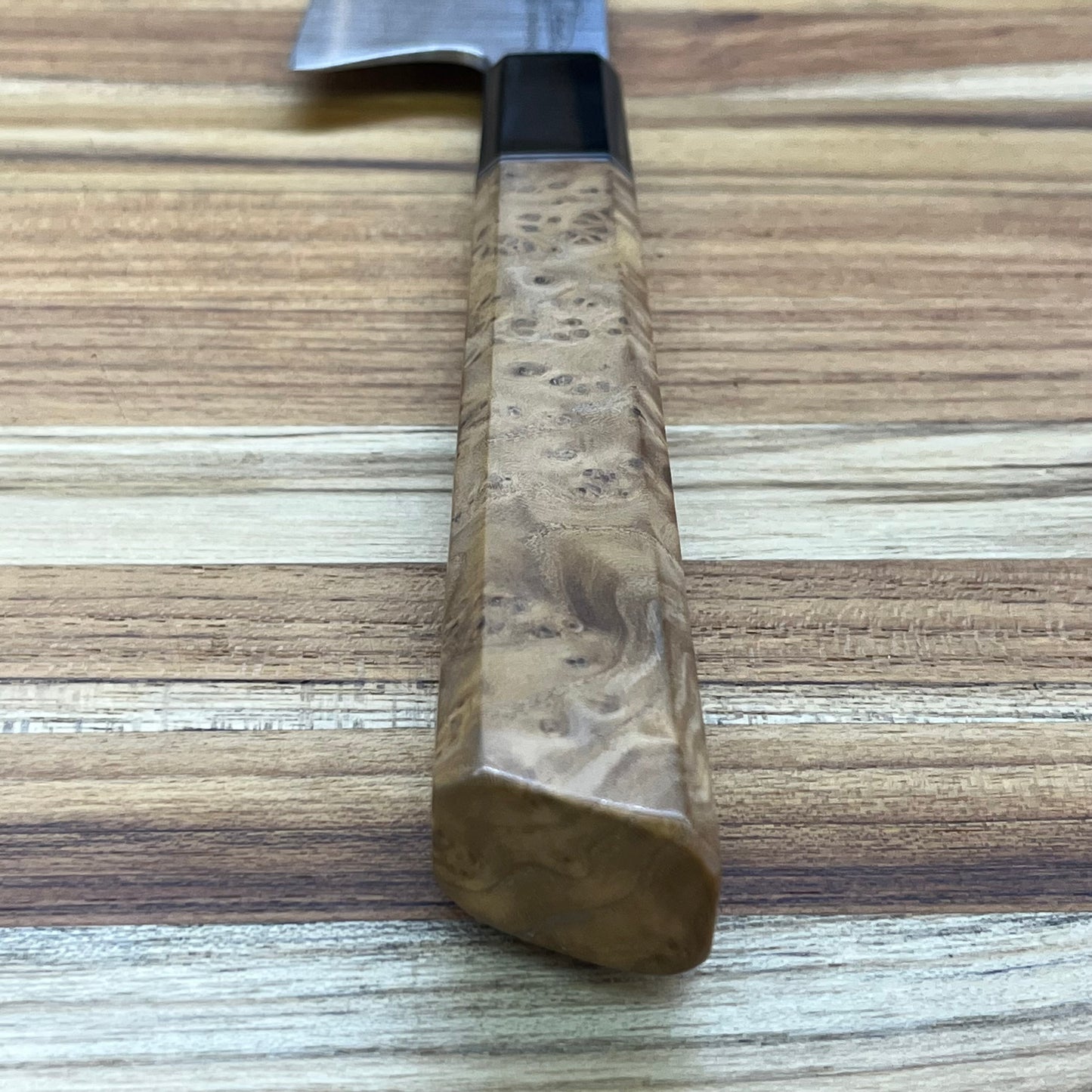 Alfredo Faccipieri ONE 190mm (7.5") Gyuto w/ MagnaCut & Stabilized Alder Burl Handle