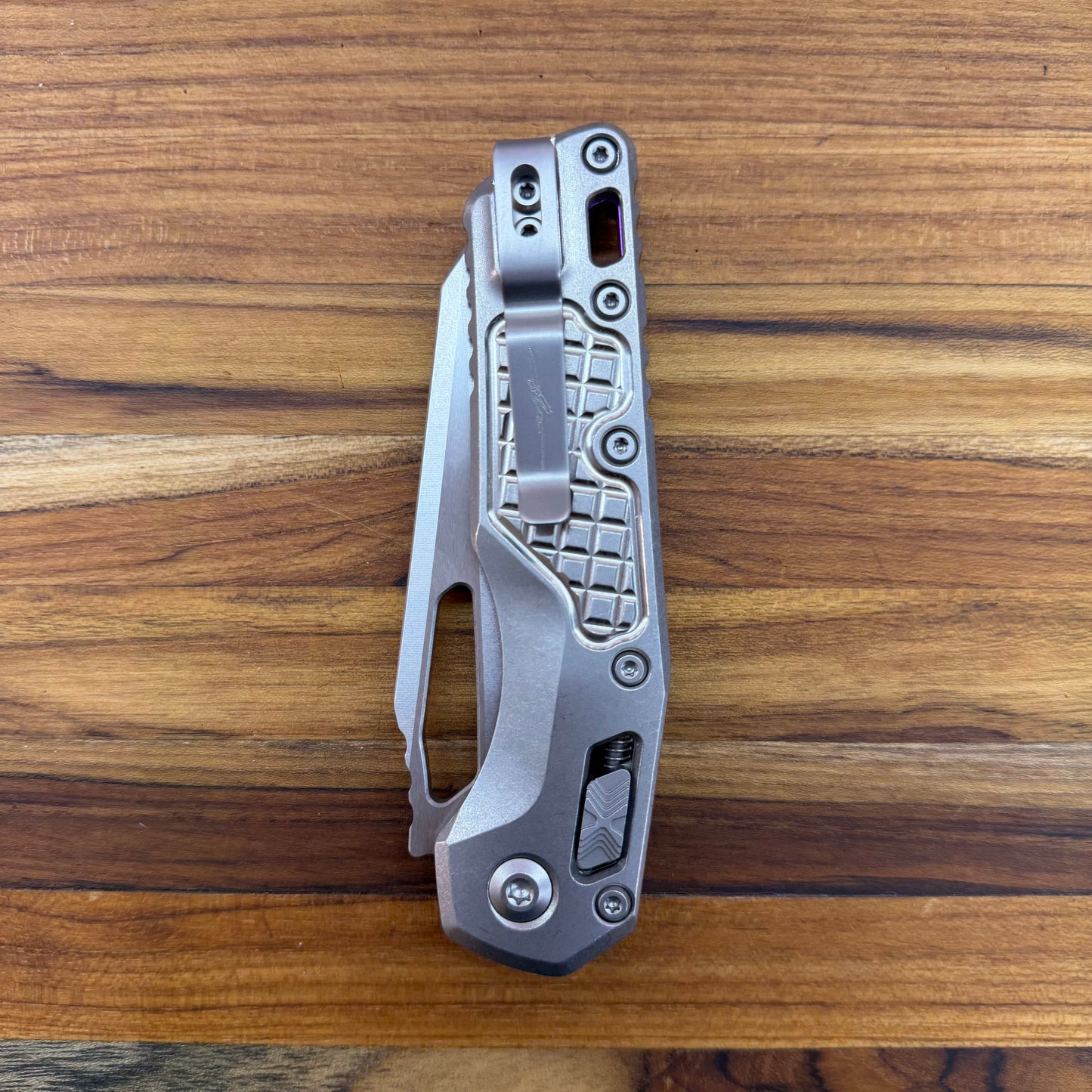 Microtech Marfione Select MSI 3.75" Folding Knife w/ Frag Titanium Handle