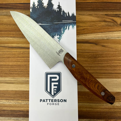 Patterson Forge Semi-Custom 120mm (4.75") Petty w/ Ironwood Handle & Tiffany Blue Liner
