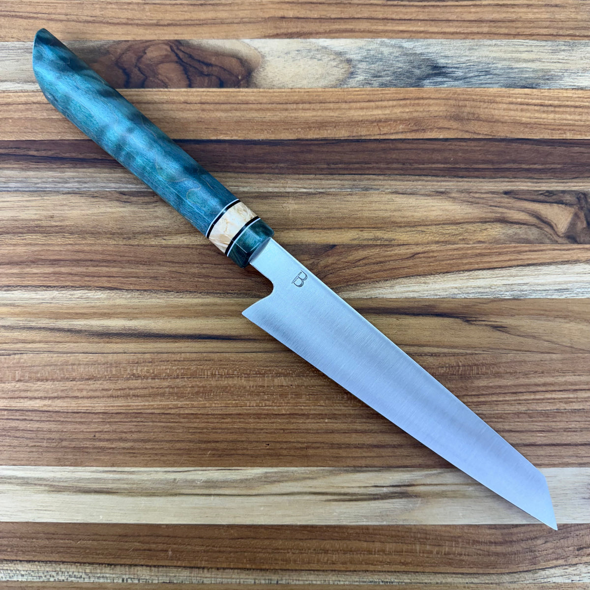 Baldwin Blades 165mm (6.5") Petty w/ K-Tip & Emerald Maple Handle