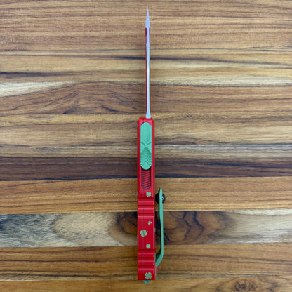 Microtech Signature Series UTX-85 GEN IV T/E 3.11" OTF Auto w/ St. Patrick's Day Handle