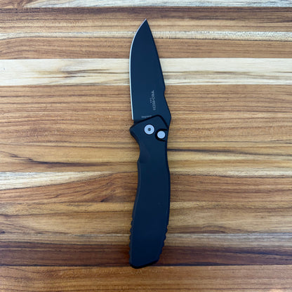 Pro-Tech Pallas 3.75" Auto w/ Black Aluminum Handle