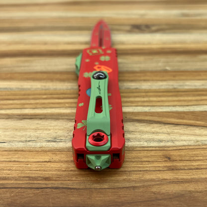 Microtech Signature Series UTX-85 GEN IV D/E 3.11" OTF Auto w/ St. Patrick's Day Handle