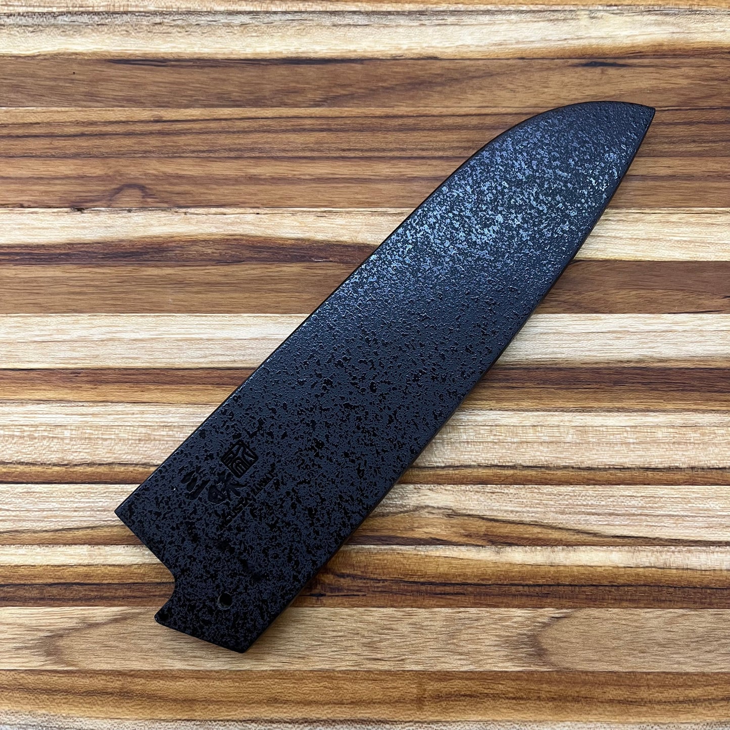 Mcusta Zanmai Black Lacquer 180mm (7") Santoku Saya w Pin