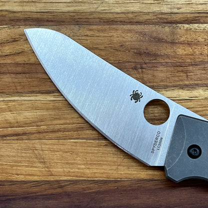 Spyderco SpydieChef Grey Titanium Folder