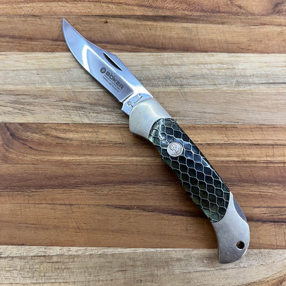 *DISCONTINUED* Boker Boyscout 3" Black Honeycomb
