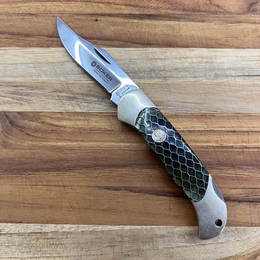 *DISCONTINUED* Boker Boyscout 3" Black Honeycomb