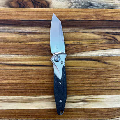 Microtech Socom Bravo Mini 3.5" Warcom Folding Knife w/ TI Pivot & Titanium/Carbon Fiber Handle