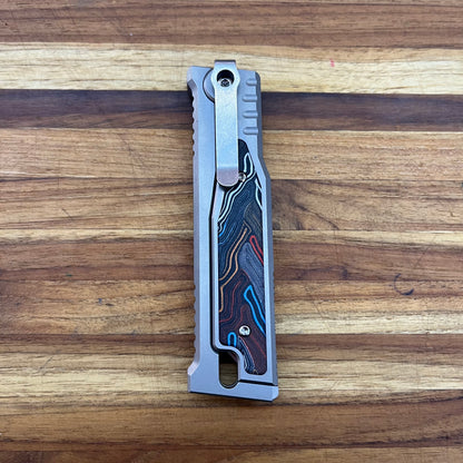 Reate EXO-M 3.25" Tanto Gravity Knife w/ Multicolor Handle