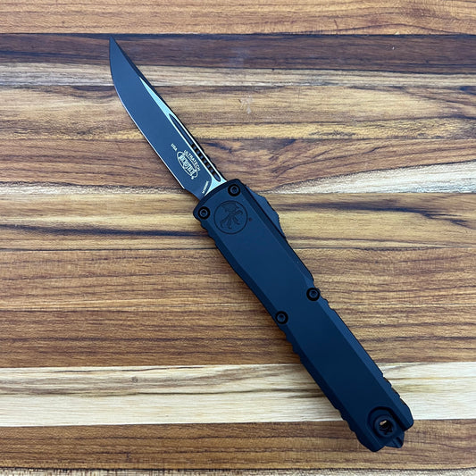 Microtech Ultratech Gen III ZBP 3.5" All Black OTF w/ Aluminum Handle