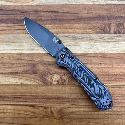 Benchmade Freek 3.6" Folding Knife w/ Grey/Black G10 Handles