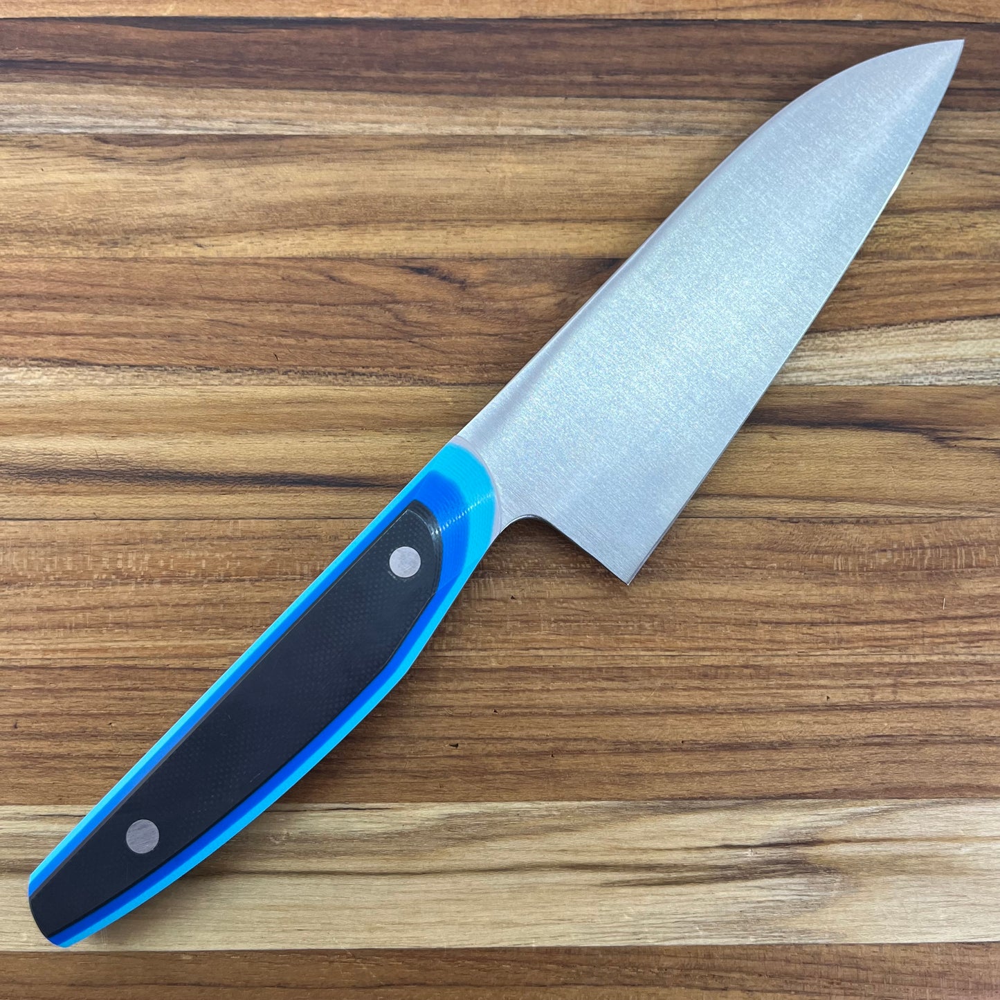 Patterson Forge Semi-Custom 120mm (4.75") Petty w/ Retro Blue TRD G10 Handle
